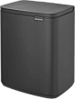 Мусорное ведро Brabantia Bo 233746 12 л, минерально-графитовое