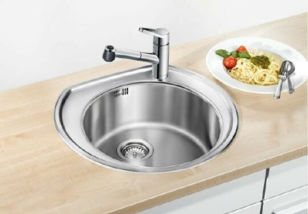 кухонная мойка blanco rondoval 513314 сталь