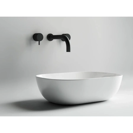 раковина ceramicanova element cn6009 накладная, 45.5x32.5 см, белая