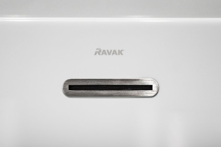 ванна ravak freedom w xc00100024 акриловая, пристенная, 166x80 см, белый