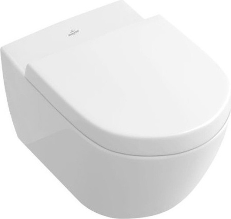 Унитаз подвесной Villeroy & Boch Subway 2.0 5614 R0 R1 ceramicplus, цвет альпийский белый