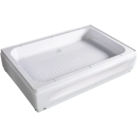 душевая кабина river sena 120x80x26 мт 10000001253 профиль матовый хром задняя стенка белая