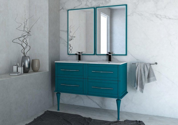 тумба под раковину 120 cezares tiffany 54956 blu petrolio