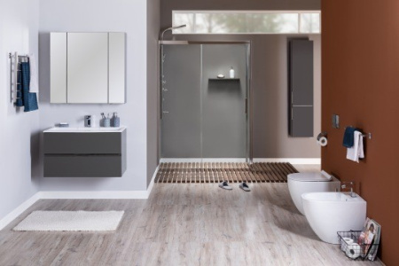 душевой уголок aquanet delta npe1131 00183845 150x80 см прозрачное стекло