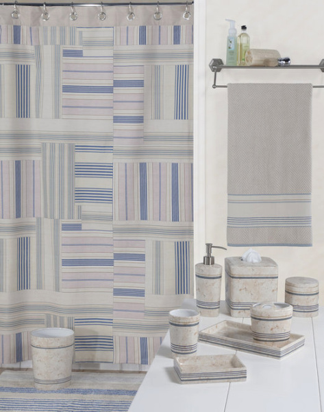 Диспенсер для салфеток Creative Bath Ticking Stripe