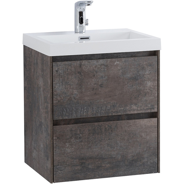 тумба под раковину belbagno pietra mini 50 pietra mini-500-2c-so-pt подвесная stone