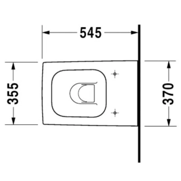 унитаз подвесной duravit vero 221709 00 64, без сиденья, цвет белый.