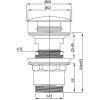 донный клапан vincea dpu-1b01bg