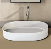 раковина накладная cielo shui comfort shcolao60 60x38 см, белая
