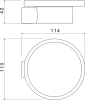 мыльница aquatek лира aq4403mb матовый черный