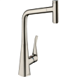 Смеситель для кухни Hansgrohe Metris M71 73803800, сталь