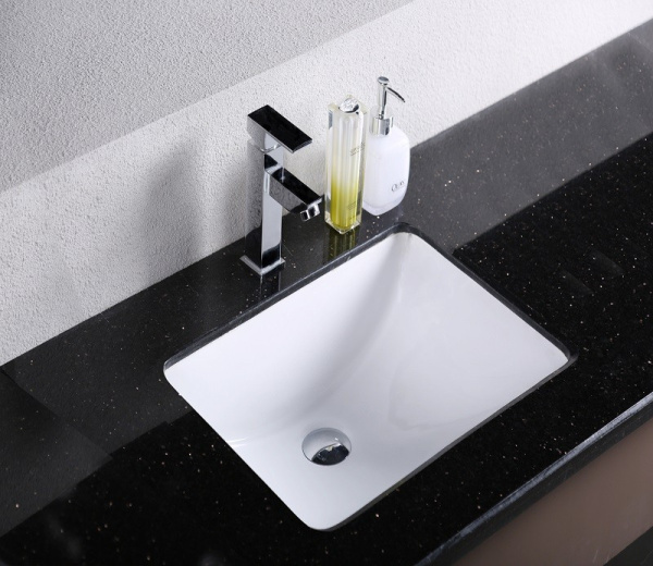 раковина встраиваемая 62 см ceramalux 540f белая