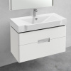 Тумба под раковину Jacob Delafon Reve EB1135-G1C 80 см белый лак, 2 ящика