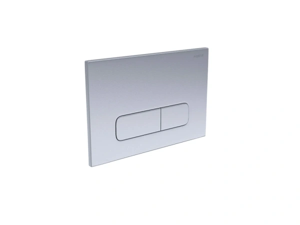 кнопка смыва для инсталляции aquatek pneumo s pns-0000008 для унитаза, абс-пластик, цвет матовый хром