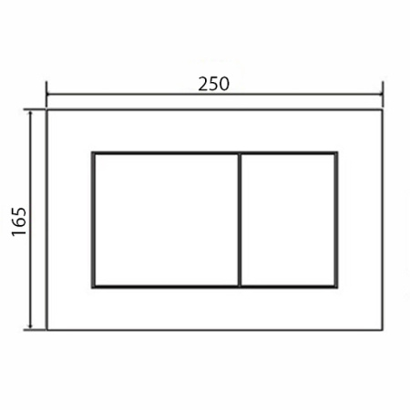 кнопка для инсталляции timo reko fp-004mb черная матовая