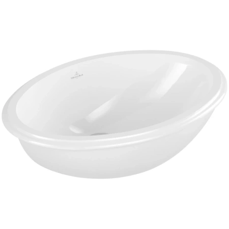 Раковина Villeroy & Boch Evana 6147 00 01 встраиваемая, 50x35 см, цвет альпийский белый