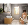 смеситель hansgrohe rebris e 72581000 для раковины, coolstart, с донным клапаном, высокий h30.3 см, излив 16.9 см, хром