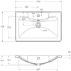 раковина belbagno 70 bb700/455-lv-mr-alr белая
