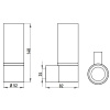 стакан для зубных щеток emco system2 3520 001 00