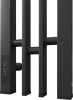 полотенцесушитель point фрея п2 pn20722gb электрический, 14x120 см, графит блеск