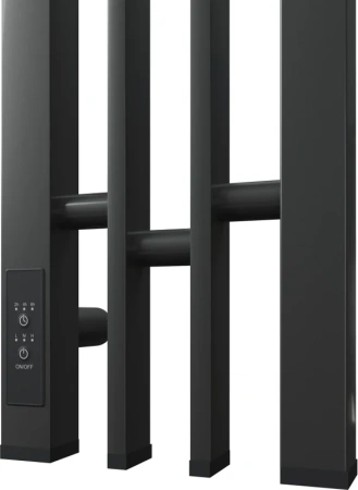 полотенцесушитель point фрея п2 pn20722gb электрический, 14x120 см, графит блеск