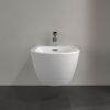 биде подвесное villeroy & boch subway 3.0 447000r1 покрытие ceramicplus, цвет альпийский белый