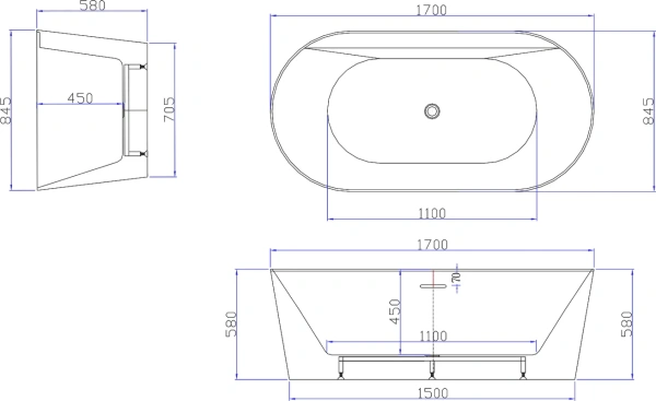акриловая ванна esbano vigo esvavigo