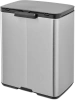 мусорное ведро brabantia bo 230486 12 л, матовая сталь