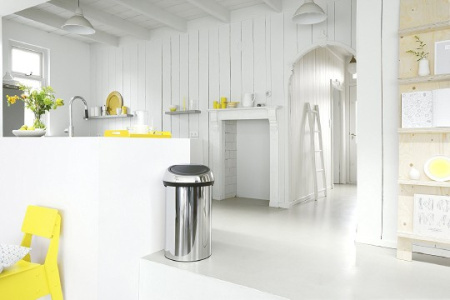 ведро для мусора brabantia touch bin 402609