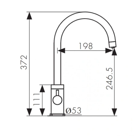 смеситель для кухни с фильтром kaiser merkur 26744-4 + h851p00