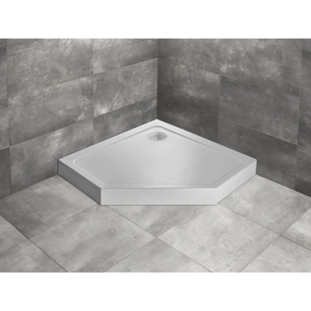 Акриловый поддон 90x90 см Radaway Doros PT Compact Stone White SDRPTP9090-05-04S