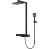 Душевая система 280х190 мм Vincea Inspire VSFS-3I13TMB с термостатом, черный матовый