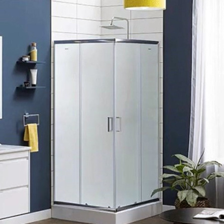 душевой уголок aquanet se-800s 80x80, узорчатое стекло