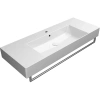 Раковина GSI Kube X 9452111 подвесная, 120x47 см, Bianco lucido (Белый глянец)