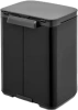 мусорное ведро brabantia bo 222481 4 л, черное матовое