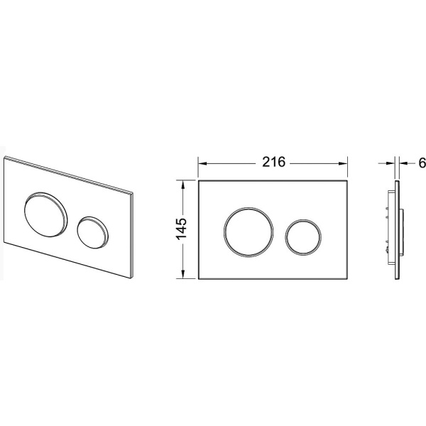 кнопка смыва tece teceloop 9240640 для инсталляции, белый