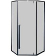 Душевой уголок Cerutti SPA 90х90 C3AB профиль Черный стекло тонированное