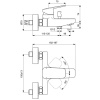 смеситель для ванны ideal standard ceraplan bd256xg