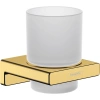 Стакан Hansgrohe AddStoris 41749990, цвет полированное золото