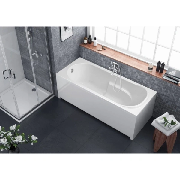 акриловая ванна 150x75 см berges lumbo 050004