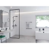 косметическое зеркало x 3 hansgrohe addstoris 41791670, цвет черный матовый