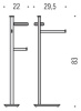 напольная стойка с аксессуарами colombo design units b9119.d.cr-van