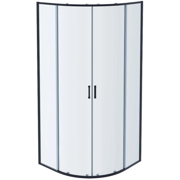 душевой уголок aquatek 90x90 aq ari ro 09020gm профиль оружейная сталь стекло прозрачное
