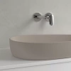 раковина villeroy & boch antao 4a7465am накладная, 65x40 см, almond с покрытием ceramicplus