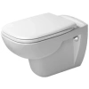 Унитаз Duravit D-code 45700900A1 подвесной, безободковый, с сиденьем микролифт, белый