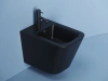 биде ceramicanova union cn4010mb подвесное, черное матовое