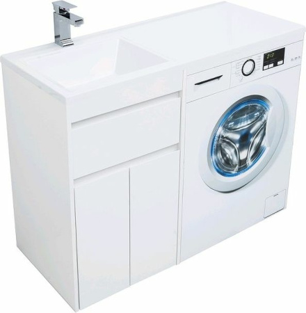 тумба с раковиной aquanet токио 110 l 239204 белая