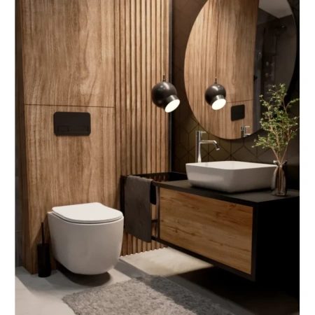 раковина aquame aqm5011 39x39 см, накладная, цвет белая глянцевая