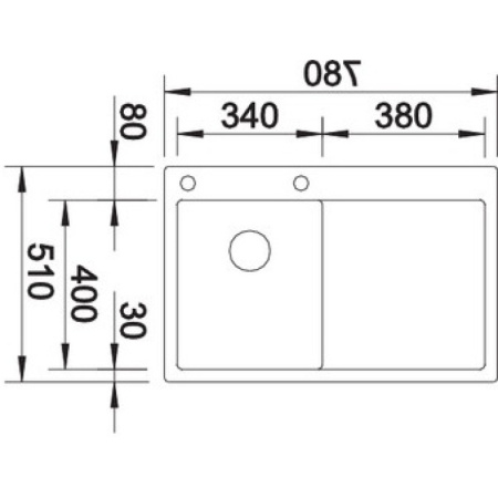 кухонная мойка blanco claron 4 s-if infino нержавеющая сталь 521624