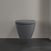 унитаз villeroy & boch subway 2.0 5614r0i4 подвесной, безободковый, graphite с покрытием ceramicplus